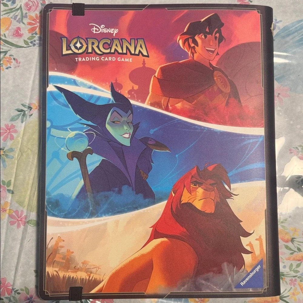 Disney Lorcana Card Holder Notebook